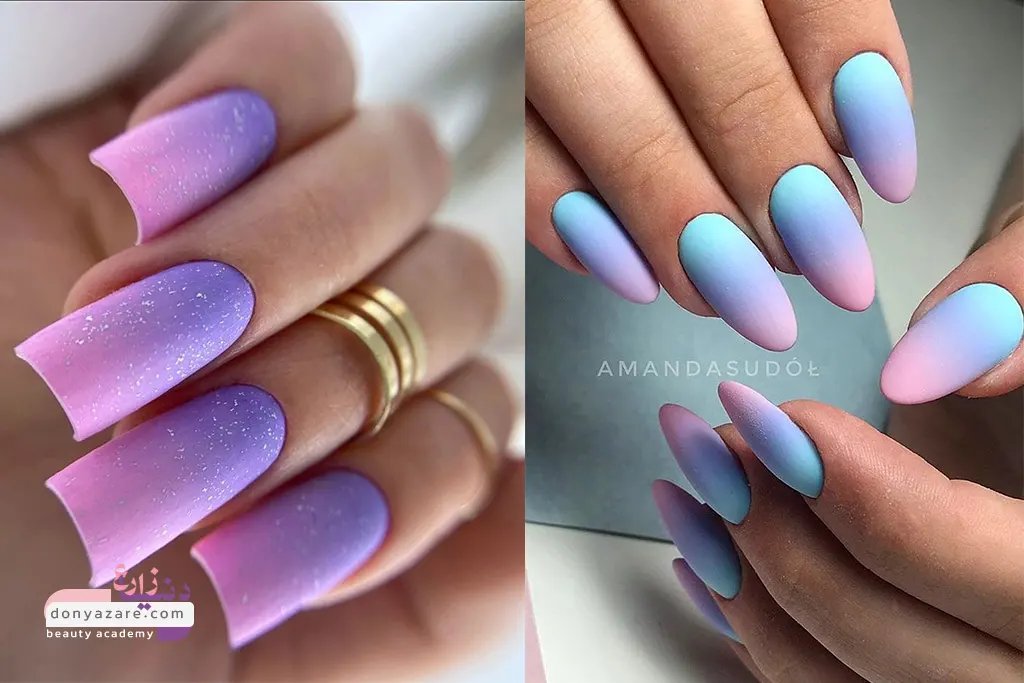 آموزش طراحی آمبره ناخن