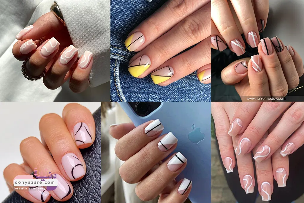 طراحی هندسی ناخن