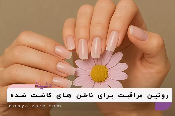 روتین مراقبت از ناخن های کاشت شده