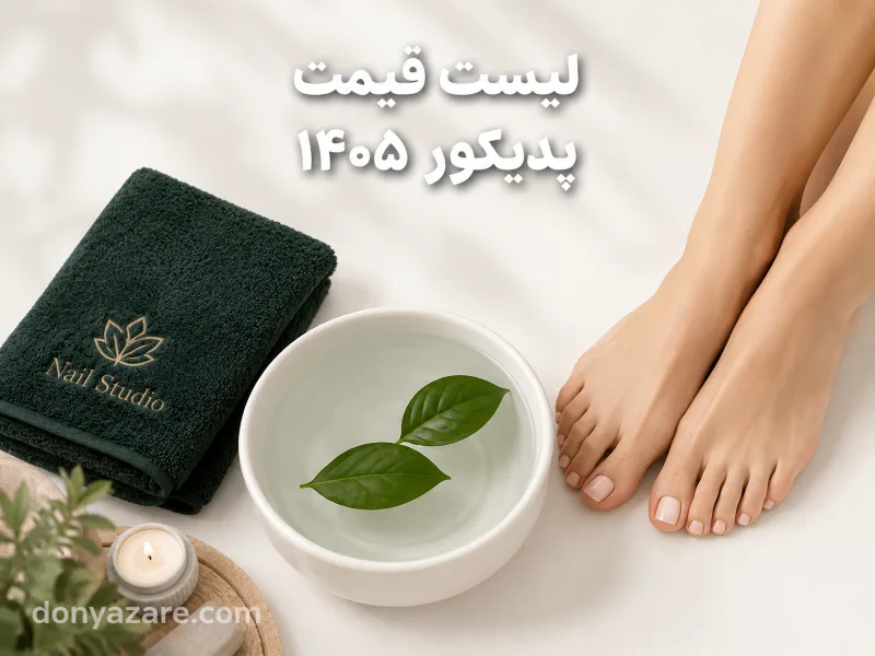 قیمت پدیکور و خدمات پا در سال ۱۴۰۵